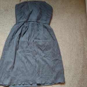 J. crew gray strapless dress - Size 10